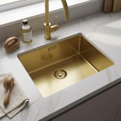 gold-kitchen-sink-brass-finish-modern
